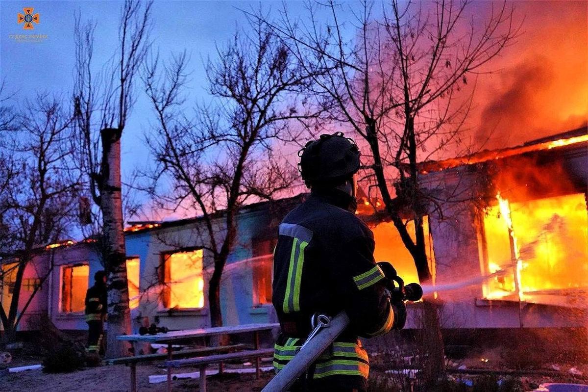 Херсон. Фото: Государственная служба Украины по чрезвычайным ситуациям